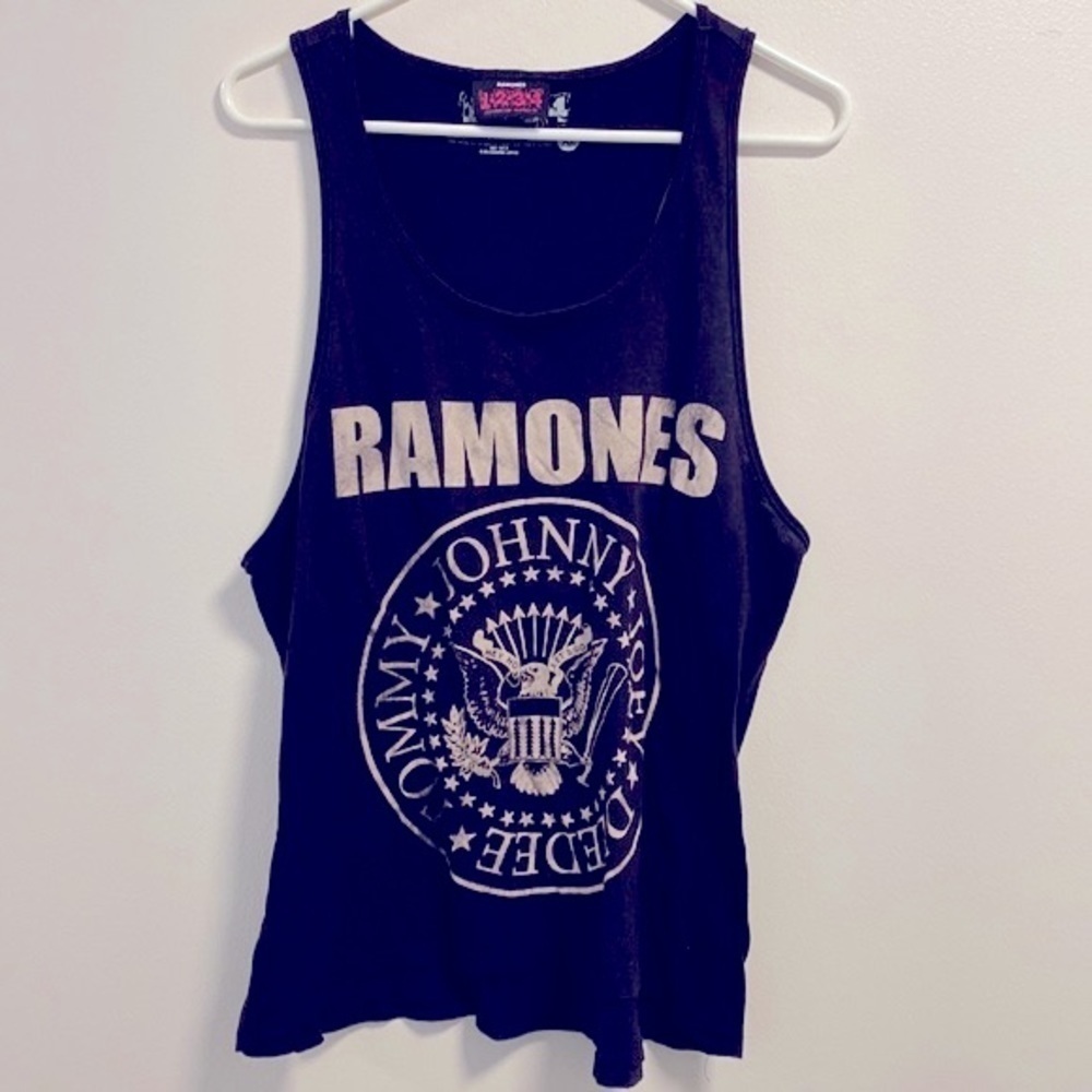 Vintage y2k Ramones racerback tank top